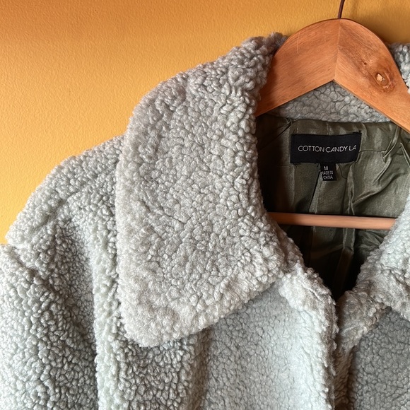 Fuzzy Shacket Coat - Picture 2 of 5